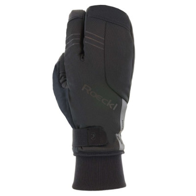 Gants Roeckl Villach Trigger vélo ou ski nordique noirs taille 7.5