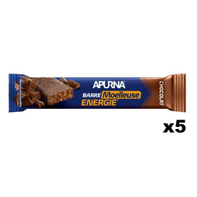 Barre Apurna Moelleuse Chocolat – Énergie Sportive 40g