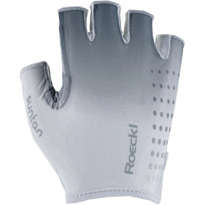 Gants vélo Roeckl Istia blanc été respirants & recyclés