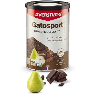 Gatosport Overstims 400g Chocolat Poire - Gâteau Énergétique