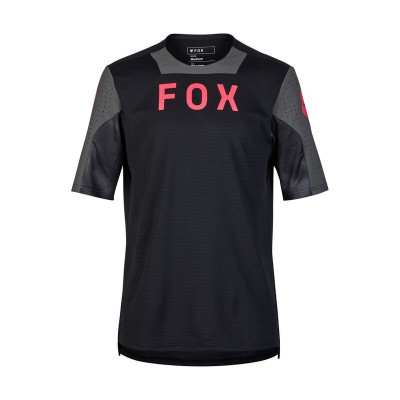 Maillot Fox Defend Taunt – VTT technique noir/rose Maillot Fox Defend Taunt – VTT technique noir/rose