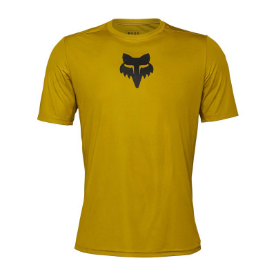 Maillot Fox Ranger Lab Head moutarde VTT respirant Maillot Fox Ranger Lab Head moutarde VTT respirant