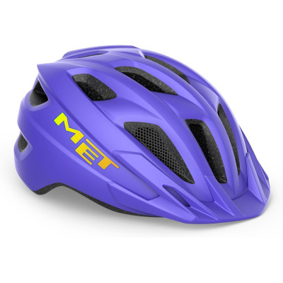 Casque enfant MET Crackerjack violet avec MIPS et LED