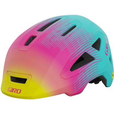 Casque enfant Giro Scamp II turquoise rose vélo