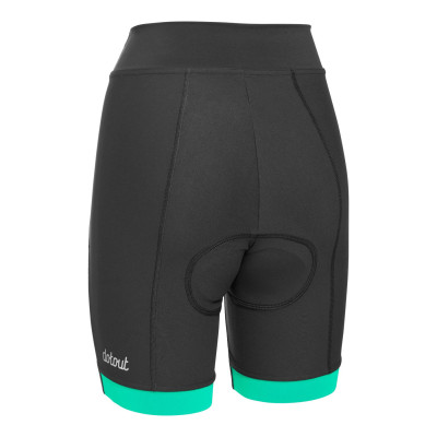 Cuissard vélo femme Dotout Sprint W noir vert taille S