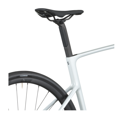 Scott Addict 50 Blanc Cumulus – Vélo route carbone Shimano 105 Di2