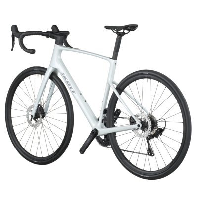 Scott Addict 50 Blanc Cumulus – Vélo route carbone Shimano 105 Di2