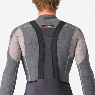 Collant Castelli Espresso gris – Cuissard hiver homme vélo
