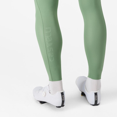 Collant Castelli Espresso vert – Cuissard hiver homme vélo