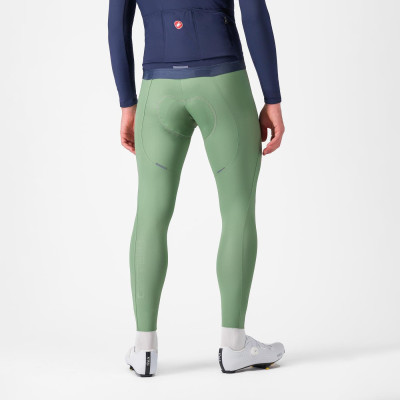 Collant Castelli Espresso vert – Cuissard hiver homme vélo