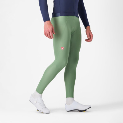 Collant Castelli Espresso vert – Cuissard hiver homme vélo