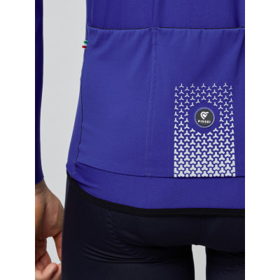 Maillot vélo homme Pissei Primapelle bleu manches longues Maillot vélo homme Pissei Primapelle bleu manches longues