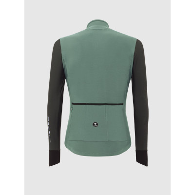 Maillot vélo homme Pissei Monviso kaki manches longues