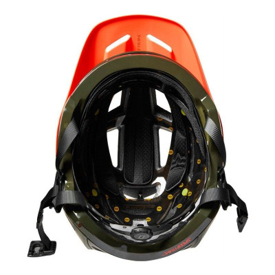 Casque VTT Fox Speedframe Pro MIPS kaki orange