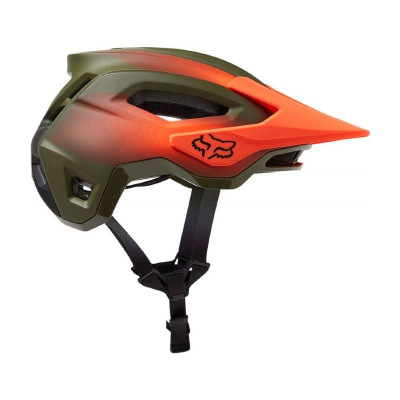 Casque VTT Fox Speedframe Pro MIPS kaki orange