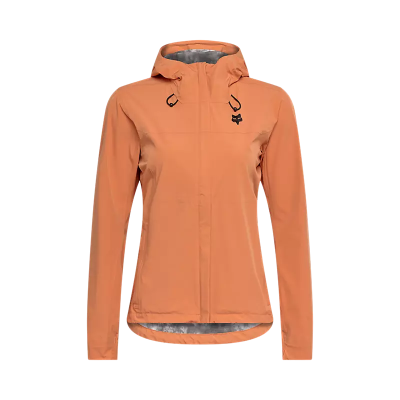 Veste VTT femme Fox Ranger 2.5L corail imperméable Veste VTT femme Fox Ranger 2.5L corail imperméable
