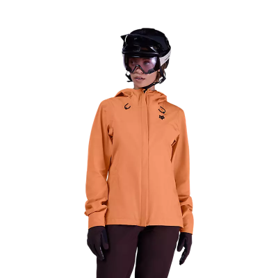 Veste VTT femme Fox Ranger 2.5L corail imperméable Veste VTT femme Fox Ranger 2.5L corail imperméable