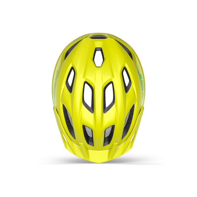 Casque MET Crackerjack jaune enfant sécurité et confort