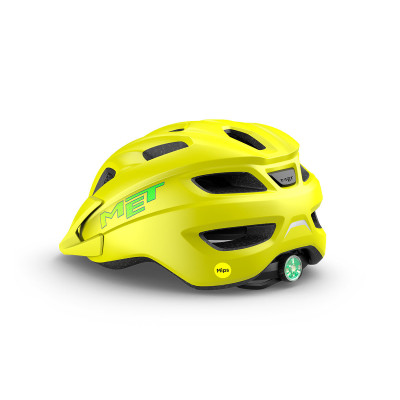 Casque MET Crackerjack jaune enfant sécurité et confort
