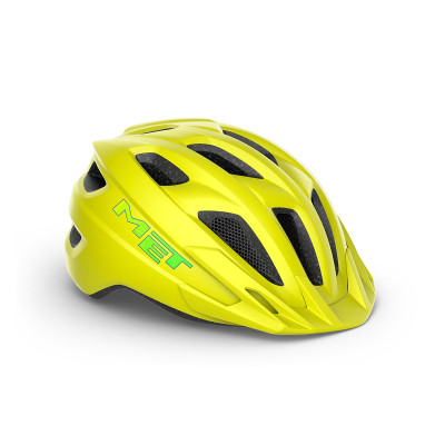 Casque MET Crackerjack jaune enfant sécurité et confort