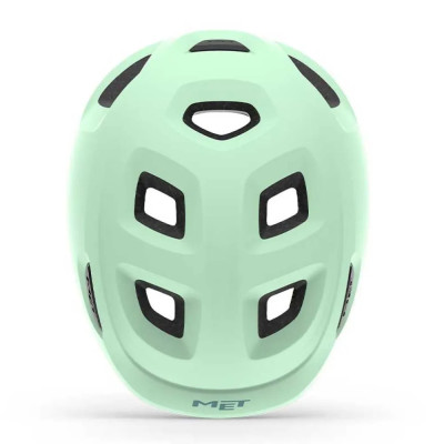 Casque vélo enfant MET Hooray dusted vert léger et sécurisé Casque vélo enfant MET Hooray dusted vert léger et sécurisé