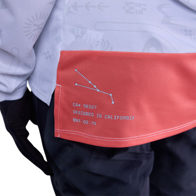 Maillot VTT Femme Fox Ranger Lunar SE Blanc Réfléchissant