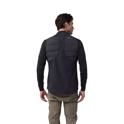 Veste VTT Fox Flexair Fire Hybrid sans manches - Noir