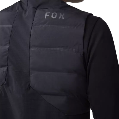 Veste VTT Fox Flexair Fire Hybrid sans manches - Noir