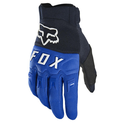 Gants VTT Fox Dirtpaw bleu – Grip, confort et protection