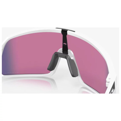Oakley Sutro S Blanc/Rouge – Lunettes sport Prizm Road