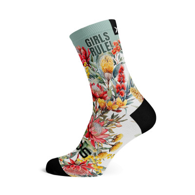 Chaussettes Sox Girls Rule Fleurs – Édition Limitée