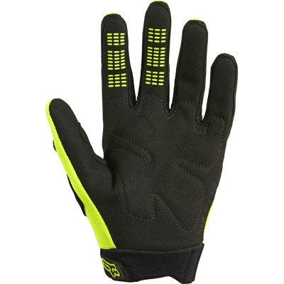 Gants Fox Dirtpaw Youth Jaune Fluo – Enfant Moto/VTT