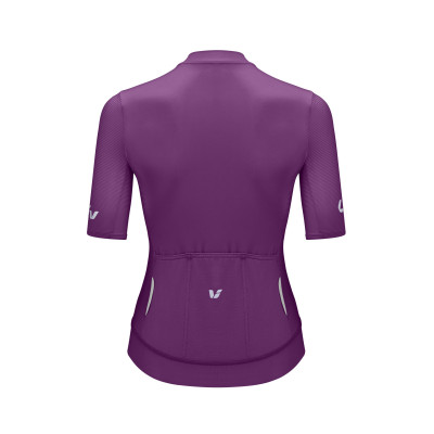 Maillot vélo femme Liv Vantage Violet manches courtes