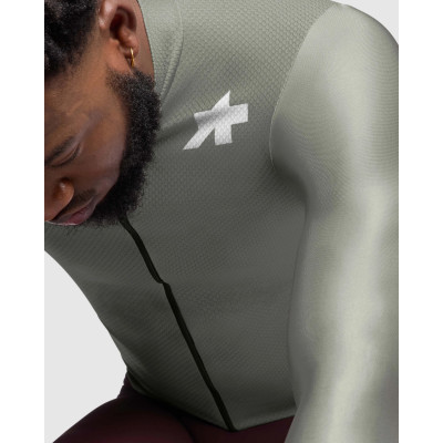 Maillot Assos Mille GT S11 EVO LS Edge Green Homme Maillot Assos Mille GT S11 EVO LS Edge Green Homme