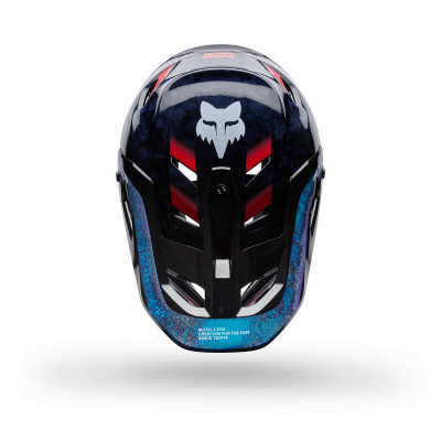 Casque Fox Rampage RS Vision LE Bleu – VTT