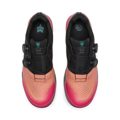 Chaussures Fox Union BOA Vision LE Rose Pêche – VTT