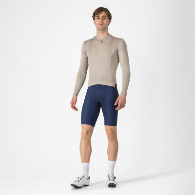 Maillot Castelli Espresso LS – Thermique & respirant vélo beige Maillot Castelli Espresso LS – Thermique & respirant vélo beige