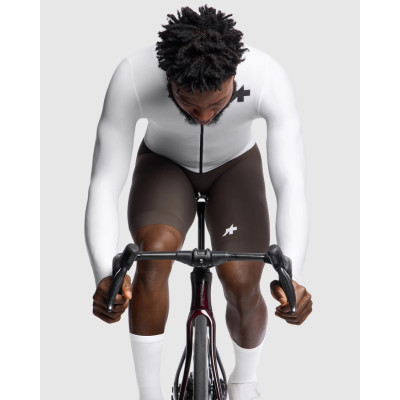 Maillot Assos Mille GT S11 EVO LS Blanc – Vélo route homme Maillot Assos Mille GT S11 EVO LS Blanc – Vélo route homme