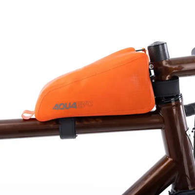 Oxford Aqua Evo Top Tube – Sac vélo étanche orange 1L Oxford Aqua Evo Top Tube – Sac vélo étanche orange 1L