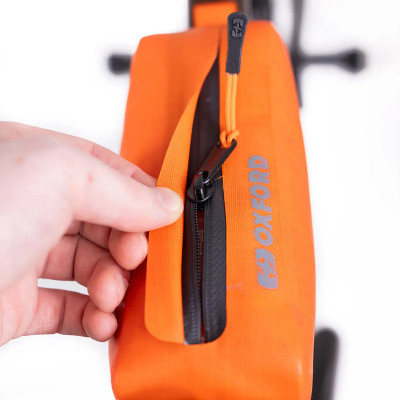 Oxford Aqua Evo Top Tube – Sac vélo étanche orange 1L Oxford Aqua Evo Top Tube – Sac vélo étanche orange 1L