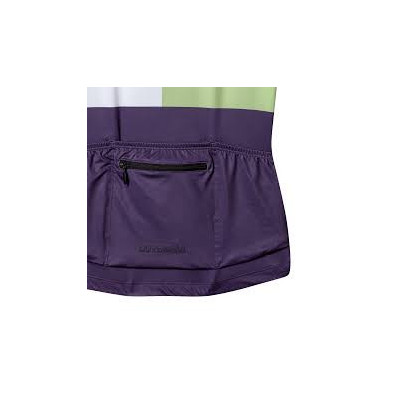 Maillot vélo femme Gore Swiftride Block violet/vert