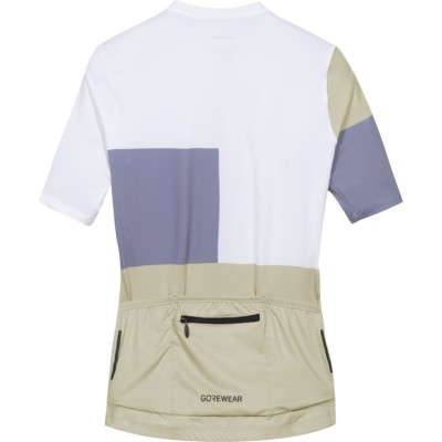 Maillot vélo femme Gore Swiftride Block blanc/violet - Taille S
