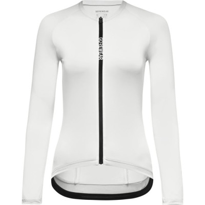 Maillot Gore Spinshift LS W blanc femme cyclisme Maillot Gore Spinshift LS W blanc femme cyclisme