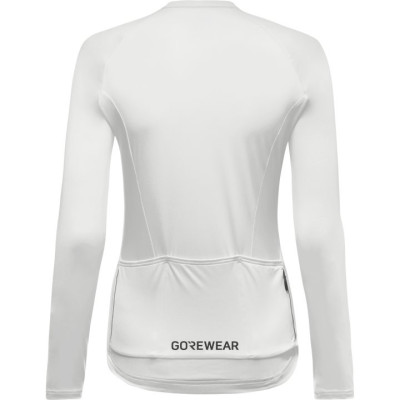 Maillot Gore Spinshift LS W blanc femme cyclisme Maillot Gore Spinshift LS W blanc femme cyclisme