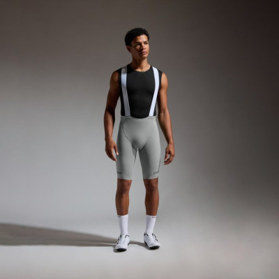 Cuissard vélo Gore Distance 30 bib short gris homme