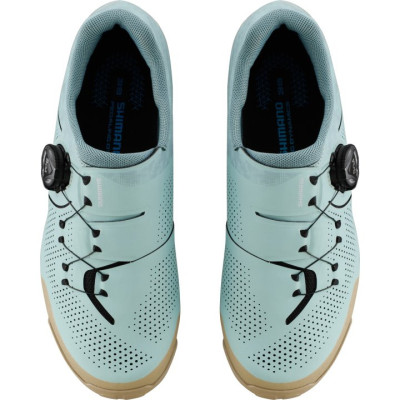 Chaussures VTT Shimano XC3 W Bleu Surf BOA SPD Femme Chaussures VTT Shimano XC3 W Bleu Surf BOA SPD Femme