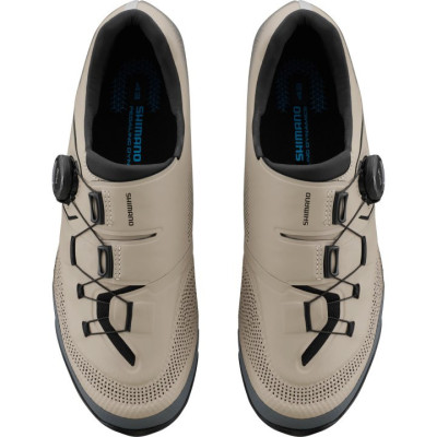 Chaussures Shimano XC5 W Femme – VTT Gravel Beige Sable Chaussures Shimano XC5 W Femme – VTT Gravel Beige Sable