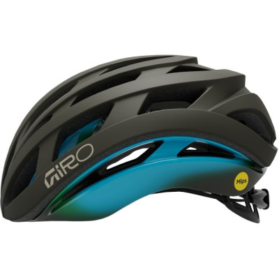 Casque Giro Helios Spherical MIPS Noir/Bleu Route Taille M