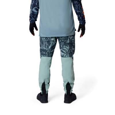 Pantalon VTT Fox Ranger Image Print Bleu/Orange