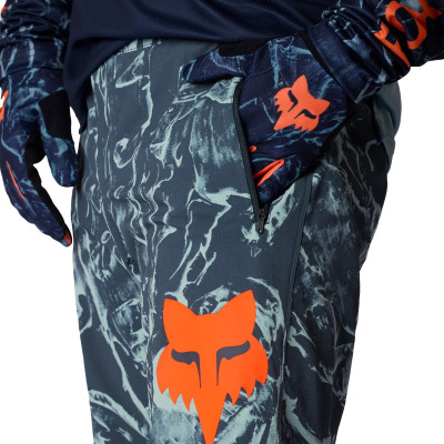 Pantalon VTT Fox Ranger Image Print Bleu/Orange